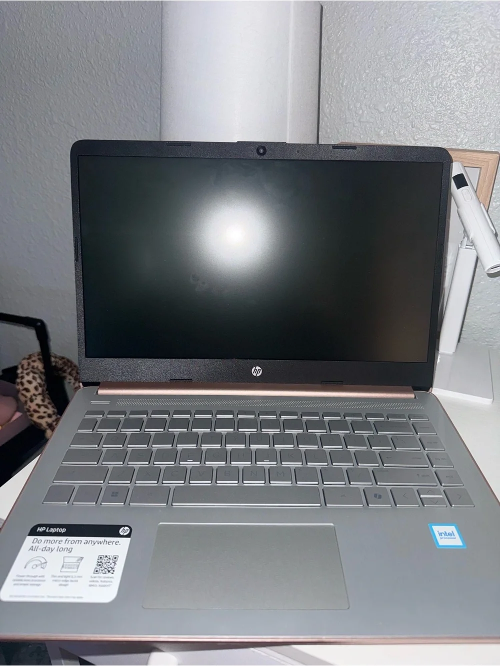 HP Rose Gold Notebook Laptop